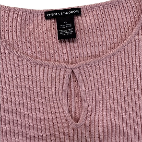 Chelsea & Theodore Pink Dress Women's Barbiecore Size XL - Picture 7 of 16